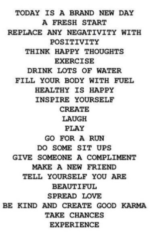 fuel the soul today is a new day